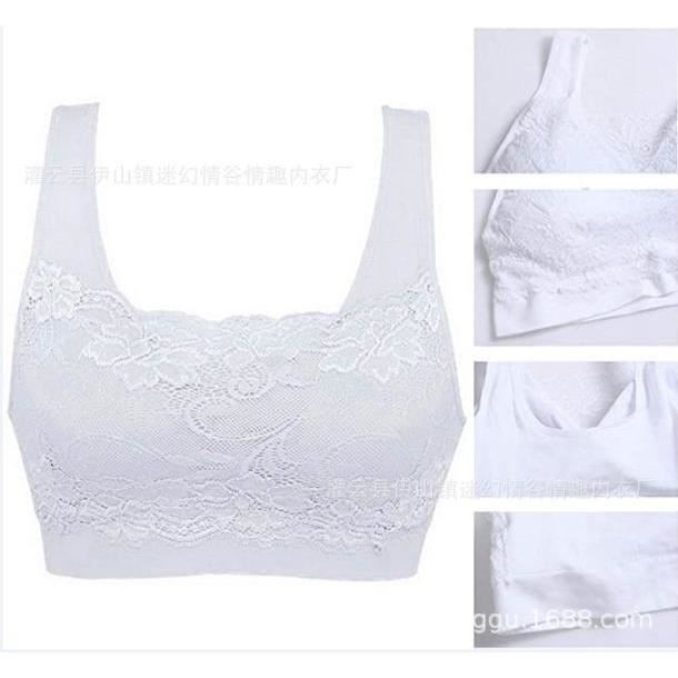Soutien-gorge De Sport Leversic Femme - Taille L - Mi-impact, Sans Fil (neuf)
