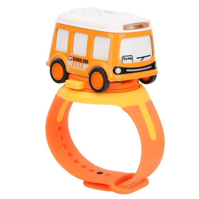 Lot de 6 voitures jouets pour autobus scolaire en métal moulé sous pression, petites voitures, bus de ville à deux étages, voitures à friction, jouets