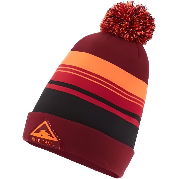 Bonnet A Pompon Nike Trail Rouge Homme rouge Cdiscount Pr t Porter