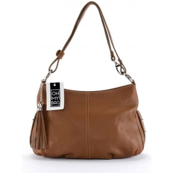 Sac à Main femme en cuir OH MY BAG Modèle LOBE Bandoulière