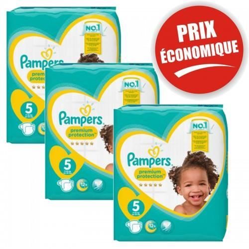 210 Couches Pampers Premium Protection taille 5 Cdiscount