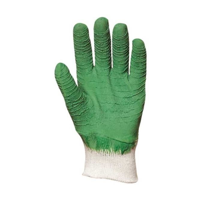 gants latex épineux verts taille 10