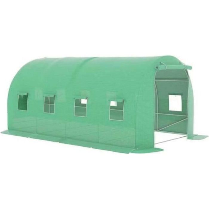 Serre tunnel Werkapro 10m2 4 x 2,5mx H 2m