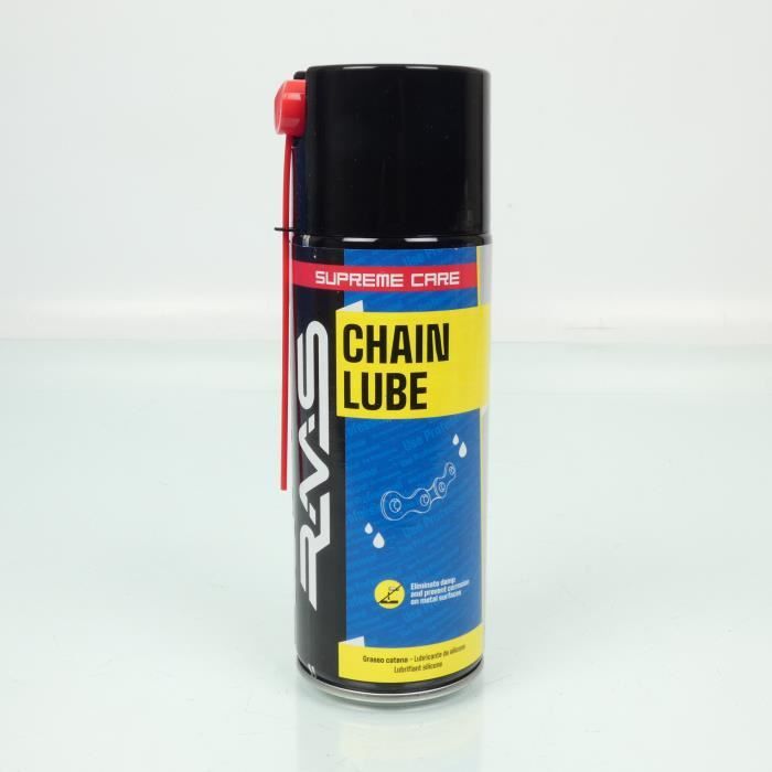 Graisse chaîne transparente RMS Chain Lube spray aérosol 400mL pour moto  Neuf - Cdiscount Auto
