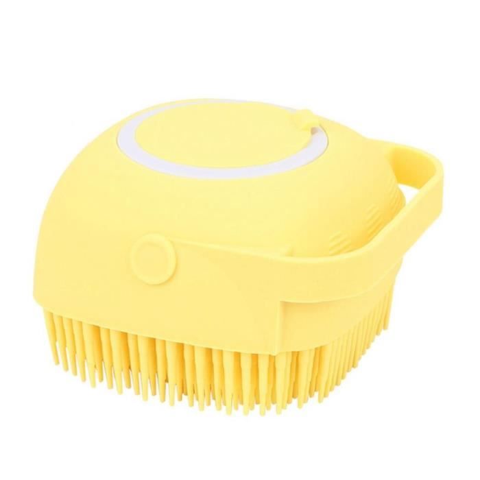 Brosse De Massage Capillaire En Silicone Fayssia Avec Distributeur Shampooing - Garantie à Vie, 7 Cm
