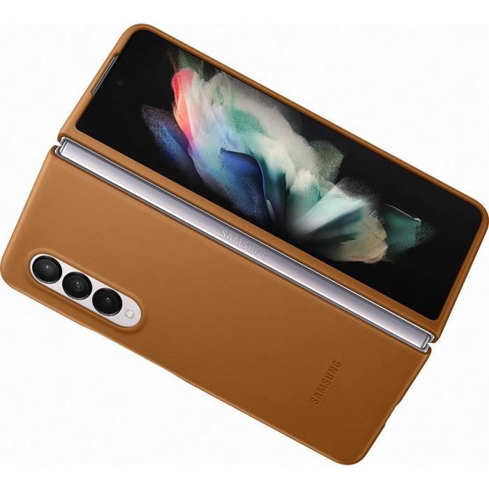 Samsung Coque Cuir Galaxy Z Fold 3 - vue 2