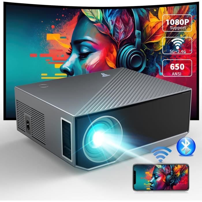 Projecteur Avec Wifi Et Bluetooth, Mini Projecteurs Portables