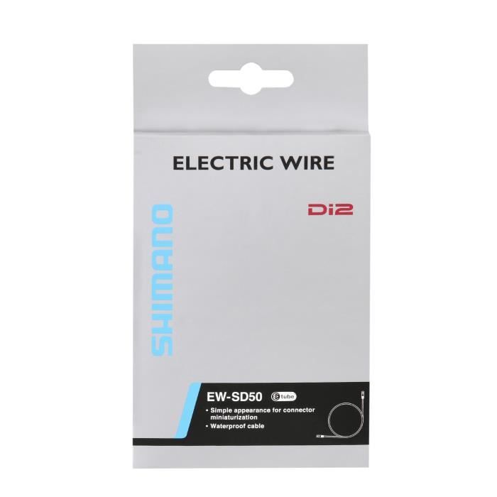 SHIMANO Di2 Ew-sd50 Câble d'alimentation Unisexe, Noir, 650 mm - Autres pièces détachées vélo SHIMANO Di2 Ew-sd50 Câble d'alimentation Unisexe, Noir, 650 mm - Autres pièces détachées vélo