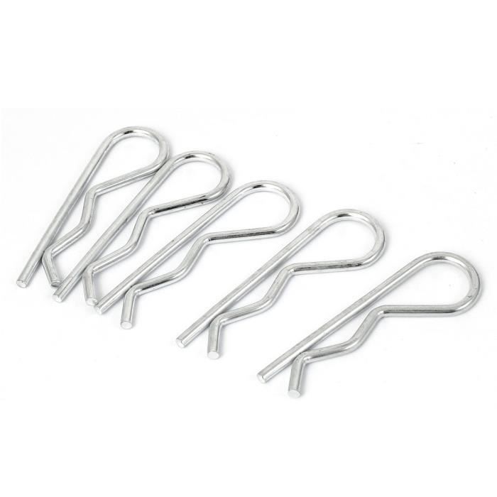 Lot De 20 Goupilles Fendues (clavettes) En Acier Zingué - Dimensions : 1.6mm X 28mm - Marque Uxcell, Neuf