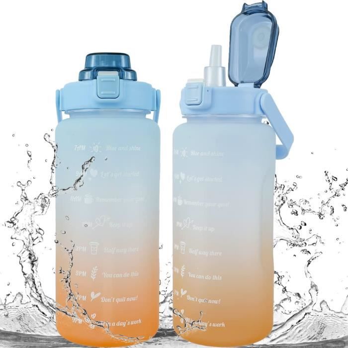 Motswedi Gourde 1l, Avec Paille, Sport, Anti Fuite, Bouteille