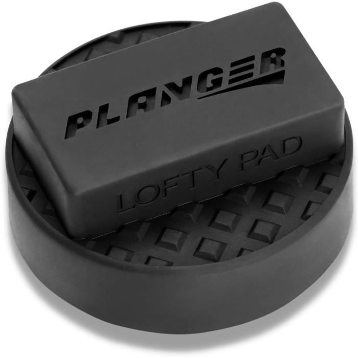 PLANGER® Daimnd Pad Plat - Tampon Caoutchouc Pour Cric Voiture - Protection SUV/Mercedes, 65mm