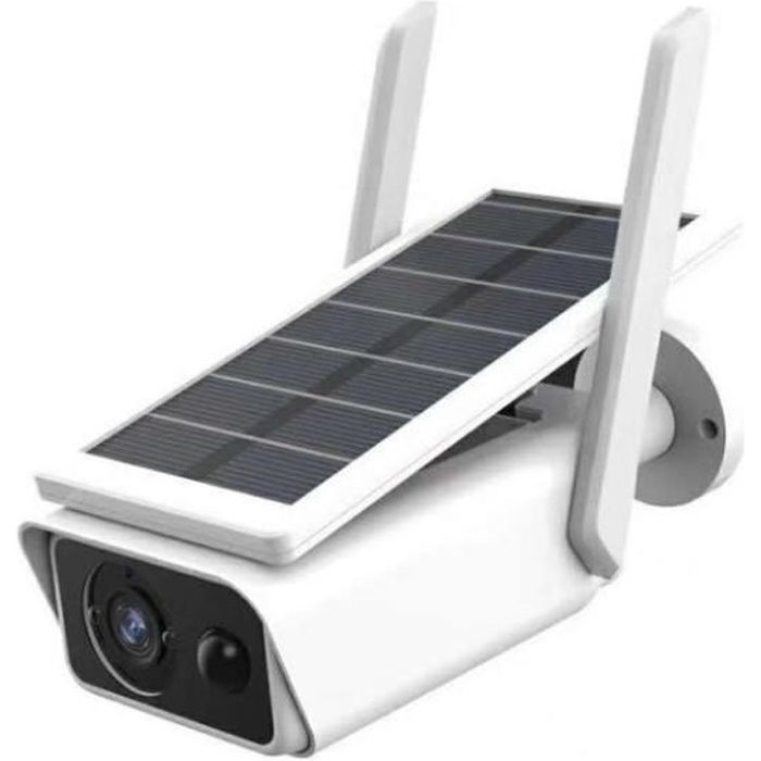 TD® caméra surveillance extérieur wifi sans fil solaire connectée