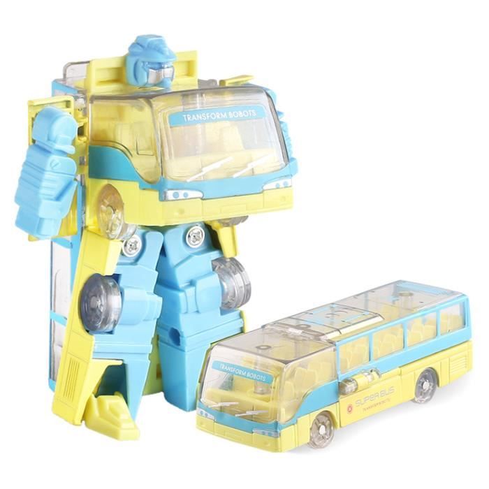 Bus de grande taille pour enfants de 3 ans et 6 ans - Jouet résistant en  plastique bleu avec 7 cadeaux - Cdiscount Jeux - Jouets