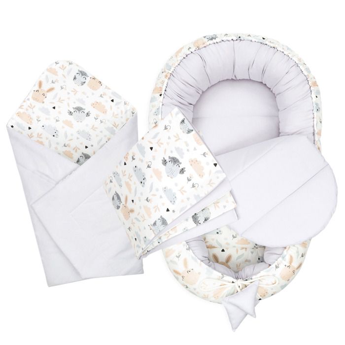 Réducteur De Lit Bébé – Cocon Portable, Lavable – Pour Couffin, Berceau – 80x50 Cm – Léger, Respirant – Nouveau-né