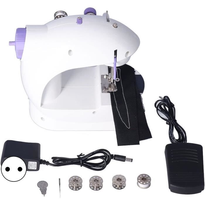 Mini Machine à Coudre Portable Électrique – Compacte, Facile Pour Débutants, Prise UE 220V