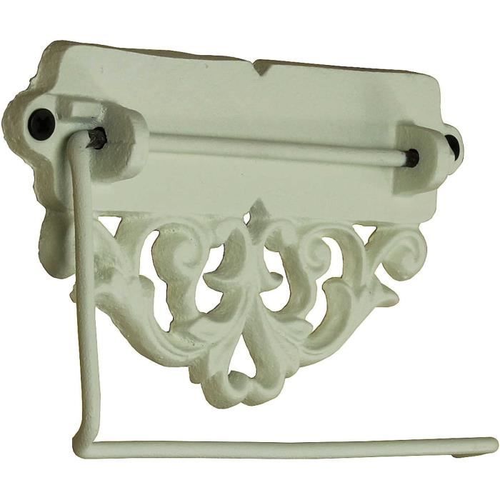 Distributeur Papier Toilette Antique Fer Et Bois - Aubaho - 14cm