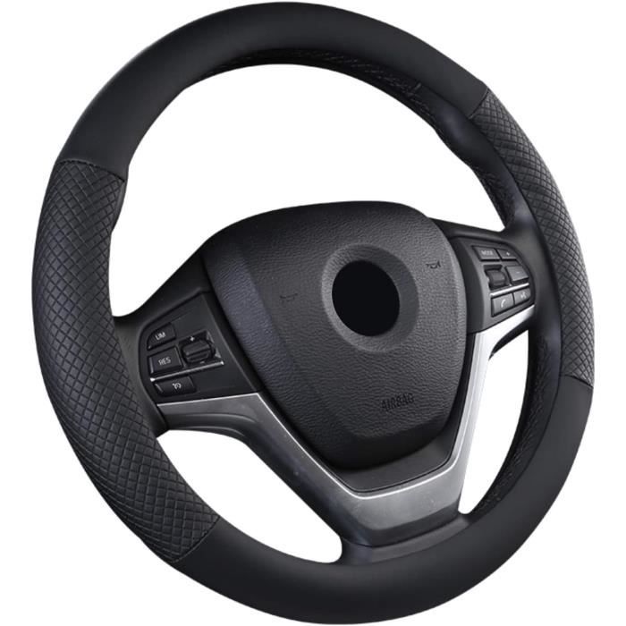Housse De Volant Sparco Origin - Noir/Gris - Logo TPU - Universelle Pour Volants 37-39 Cm - Antidérapante Et Protection - 3