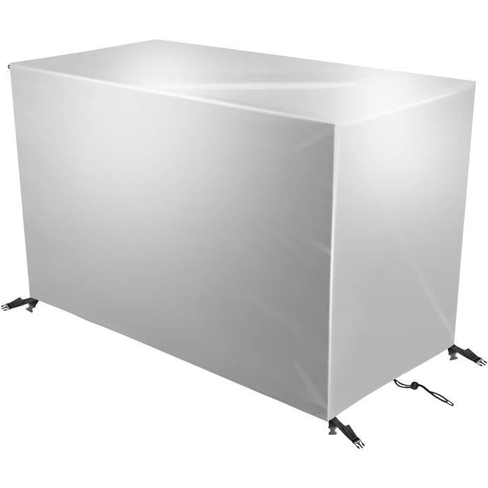 Housse De Protection Meubles Jardin 90x80x80 Cm - Imperméable, Résistante Au Vent, Polyéthylène Durable Vert