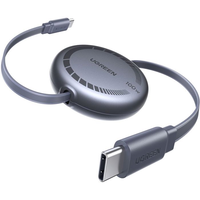 Câble USB C UGREEN Câble rétractable USB C vers USB C PD 1