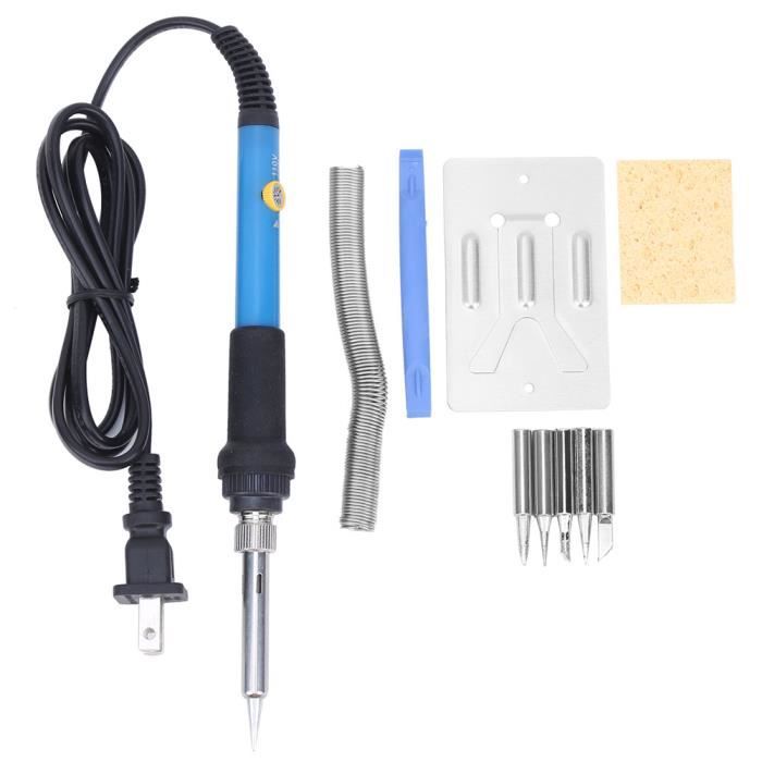 Kit Fer à Souder Électrique 60W + 16 Lames – Outil Découpe Précision Température Réglable 380-400°C