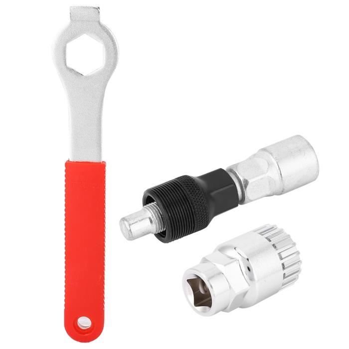 Extracteur De Manivelle Extracteur Pedalier Juscycling Outil De Pédalier Pour BB Fileté à 16 Encoches 39 Cle Boitier Pedalier Clé Centerlock