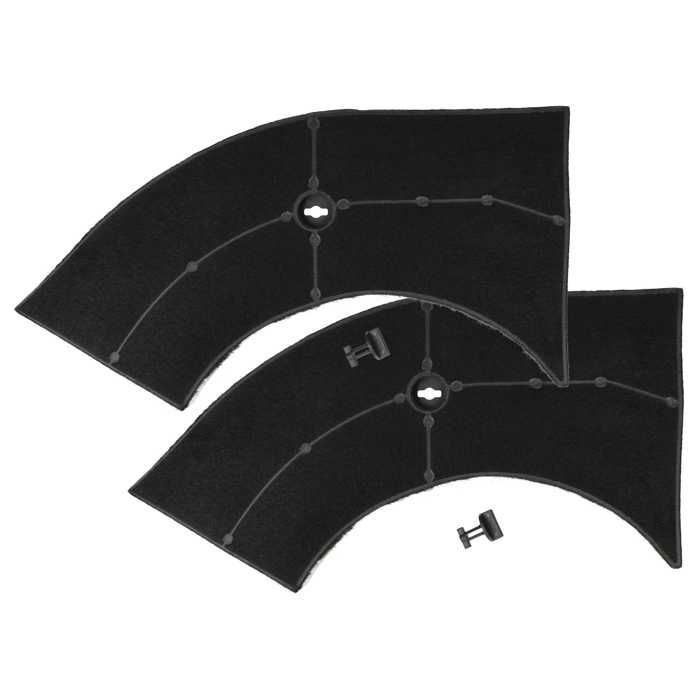 Vhbw 3x Filtre à Charbon Actif Pour SEB XA500025 - Dimensions 18,6 X 8,8 X 0,3 Cm