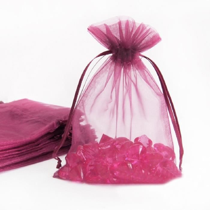 Chytaii Lot de 100pcs Sachets Pochettes Cadeau en Organza Sac à Bijoux Idéales pour Bijoux Cadeaux Bonbons pour la Fête de Mariage Sacs Chytaii Lot de 100pcs Sachets Pochettes Cadeau en Organza Sac à Bijoux Idéales pour Bijoux Cadeaux Bonbons pour la Fête de Mariage Sacs