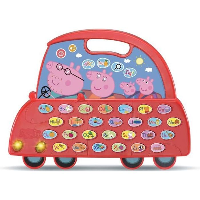 Jouet éducatif interactif - VTECH - PEPPA PIG - Mon Abécédaire - Rouge - Mixte