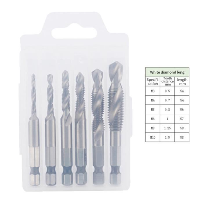 Baer Taraud M4 X 0,7 HSSG - Taraud Métrique Pour Perceuse Visseuse Sans Fil, Filetage Précis Acier Et Matériaux Doux