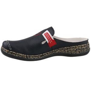 Rieker Femme 46391 Sabots, Noir, 36 EU
