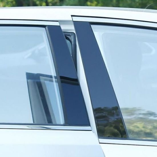 Autocollant de pilier central de fenêtre de voiture, Film de décoration  externe automatique anti-rayures pour Mitsubishi [A025ABB] - Cdiscount Auto