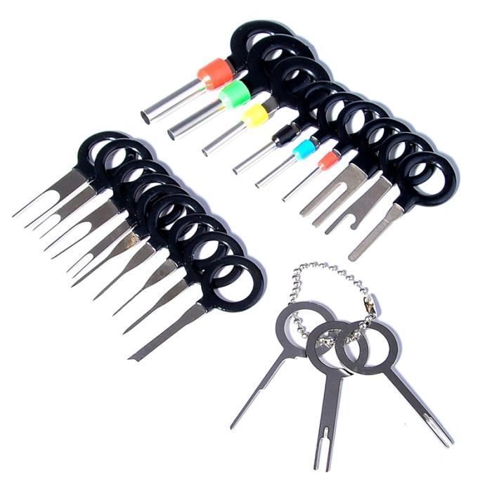 40 Pièces Outils De DéMontage De Garnitures Trousse Rivet Clips Et Bandes De Cable Pour Voiture Porte Panneau Tableau De Bord 90482965