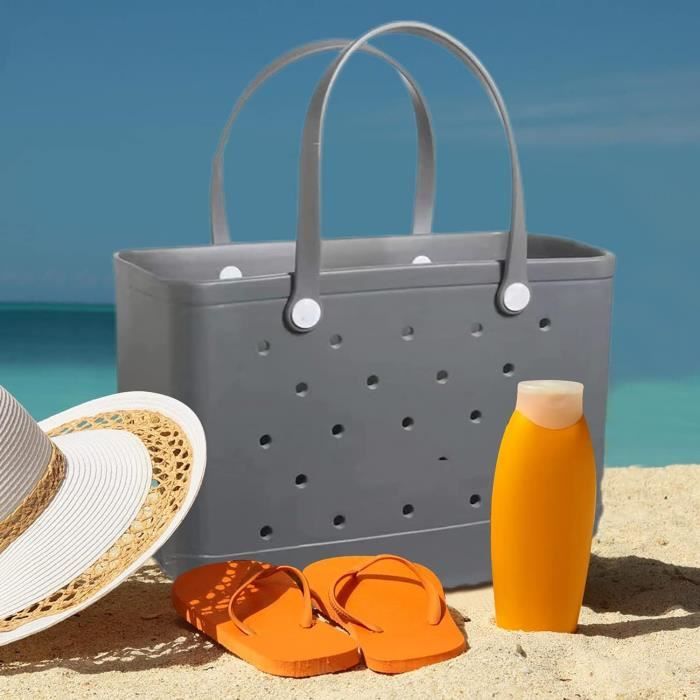 Sac De Plage Xxl Extra Large Famille Grand Sac De Plage Pas Cher Sac Fourre Tout De Plage Pour Femmes Fourre Tout Anti Aspers u3395 Cdiscount Bagagerie Maroquinerie