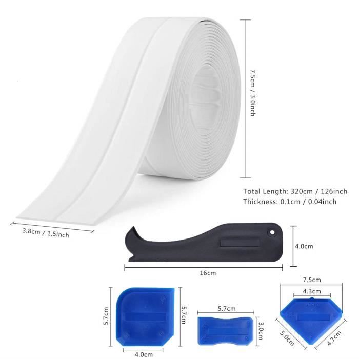 Bande De Calfeutrage Réparation Auto-Adhésive Bande De Joint Flexible