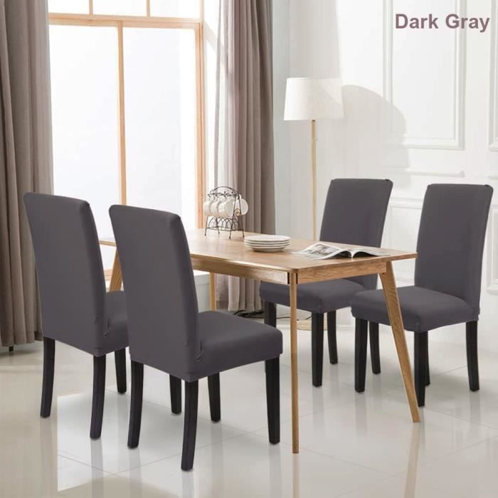 Housse de chaise extensible Housses de chaise de salle à manger Housse de chaise extensible Housses de chaise de salle à manger