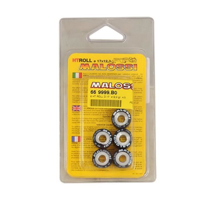 Galets Rouleaux Variateur Pour Scooter Peugeot Elystar 50 2006-2014 - Lot De 6, Diamètre 16mm, Largeur 13mm