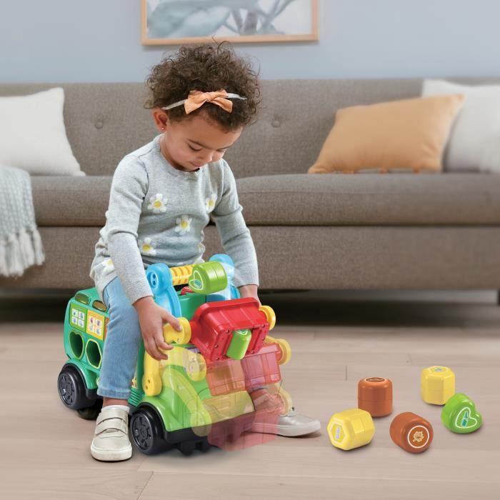 Porteur Maxi Camion Poubelle Recyclo Formes VTECH BABY Jouet