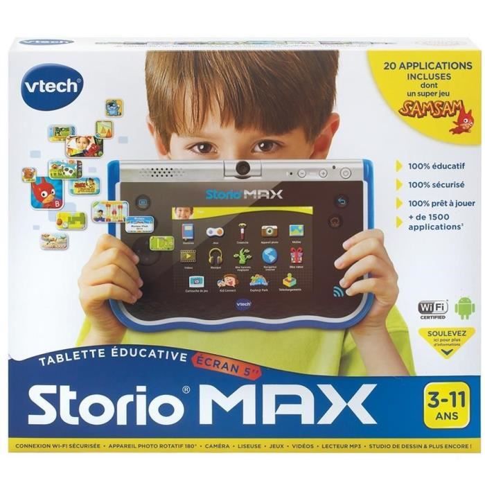Maman puissance 4 On a testé la tablette Storio Max 5 de Vtech