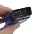 ESTINK Câble de diagnostic Outil de diagnostic professionnel de Scanner de câble USB OBD2 adapté pour Seat Alhambra / Altea /-2