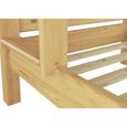 Lit superposé en bois massif - ERST-HOLZ - divisible en deux lits simple - extra stable - hauteur 160 cm-2