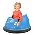 KIDI CAR - Voiture électrique enfant - Auto-tamponneuse 360°- Télécommande contrôle parentale - Ceinture de sécurité  - Bleu-2