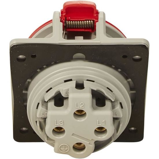 380V~ à 32 A Legrand Legrand 555288 Prise à entraxes unifiés fixe P17 IP44 32A 