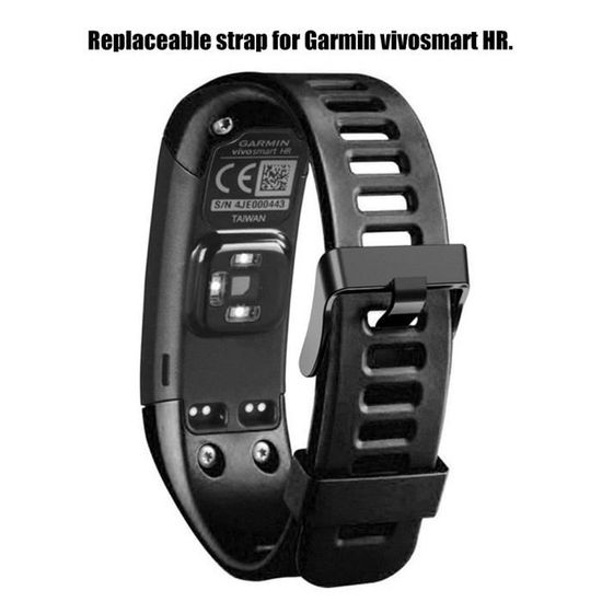 Ontube Bracelet réglable en silicone compatible avec la montre Garmin  Vivosmart HR+ (non compatible avec Garmin Vivosmart HR)