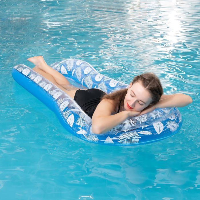 Matelas gonflable piscine Intex semi immergé maille