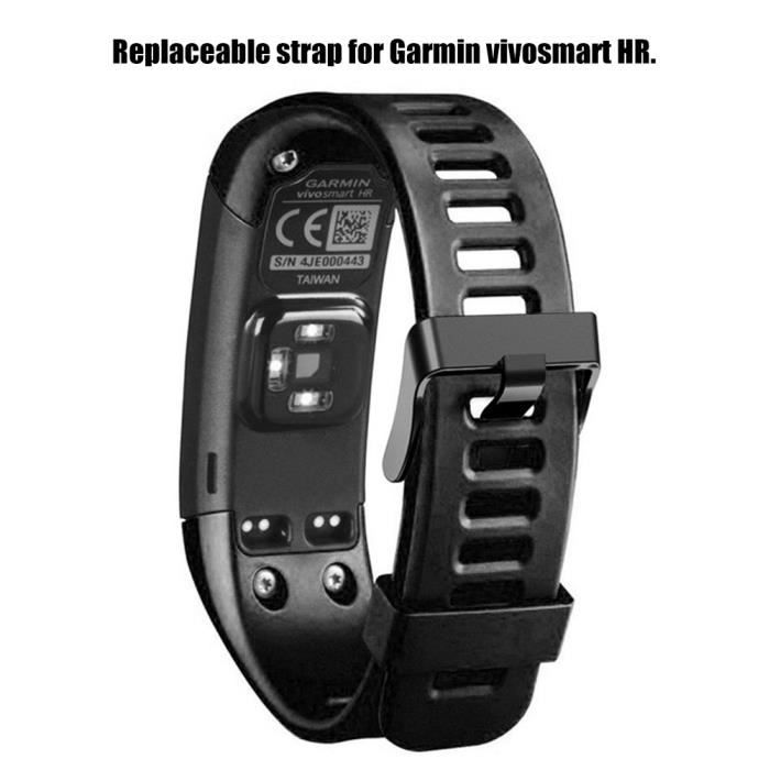 Bracelet en silicone noir pour Forerunner 920XT de Garmin