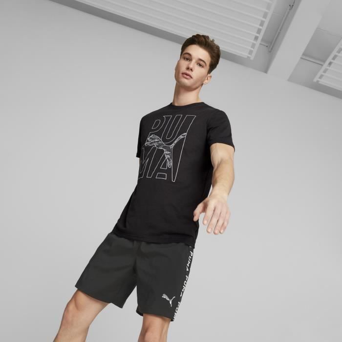 T Shirt De Sport PUMA Training Homme Noir Noir Cdiscount
