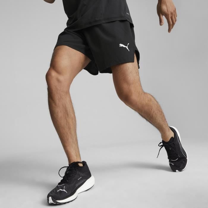 Short de Running - PUMA - Homme - Noir - Cdiscount Sport