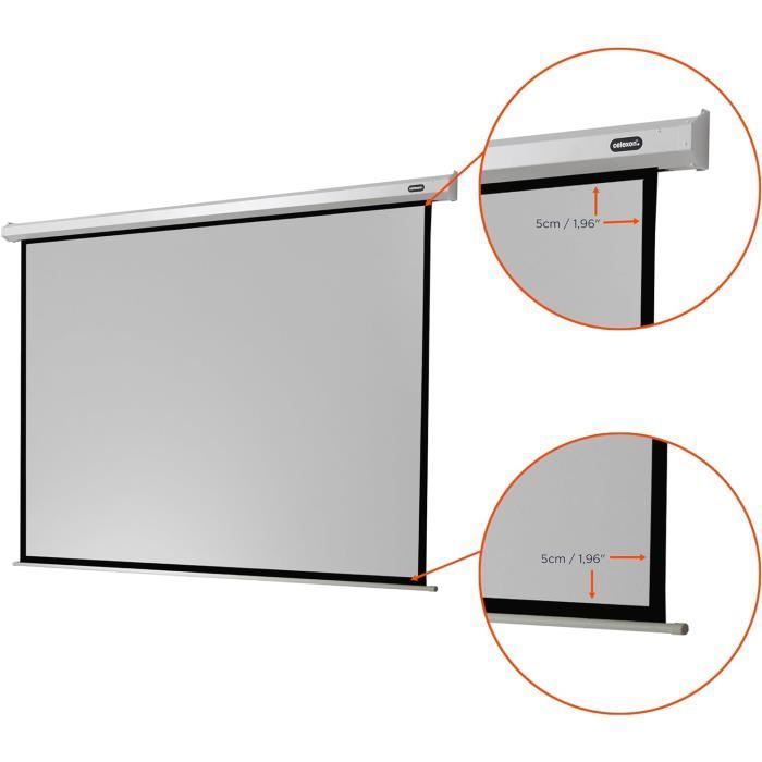 Écran Motorisé Economy Pour Le Home-Cinéma Et Les Présentations Avec ...