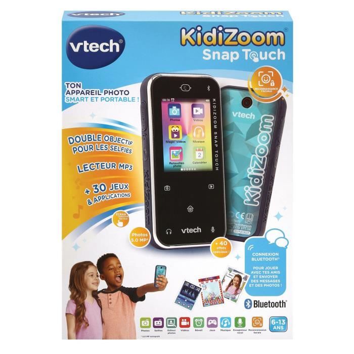 Appareil Photo Enfant - VTECH - Kidizoom Snap Touch Bleu - Double Objectif  - 5 MégaPixels - Cdiscount Jeux - Jouets