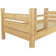 Lit superposé en bois massif - ERST-HOLZ - divisible en deux lits simple - extra stable - hauteur 160 cm-3